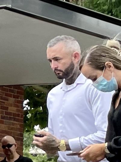 Bosscrete owner Rory James Smith walking into Nowra Local Court on Monday. Picture: Dylan Arvela