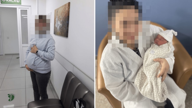 The parents travelled to Kyiv, Ukraine and Tbilisi, Georgia to welcome their babies. Image: Supplied