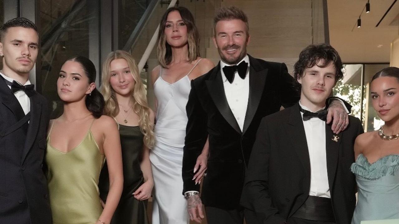 The feud was reignited when Peltz and Brooklyn skipped David Beckham’s 50th birthday party in May. Picture: Instagram/davidbeckham