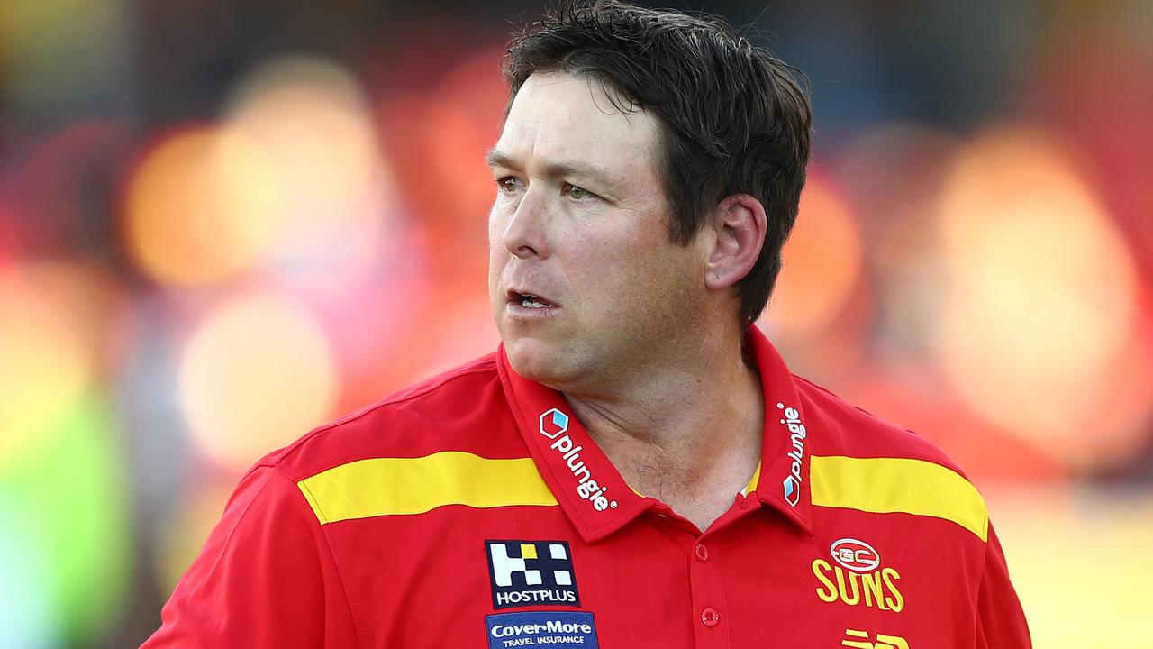 Dew took over as Gold Coast’s coach in 2018. (Photo by Chris Hyde/Getty Images)