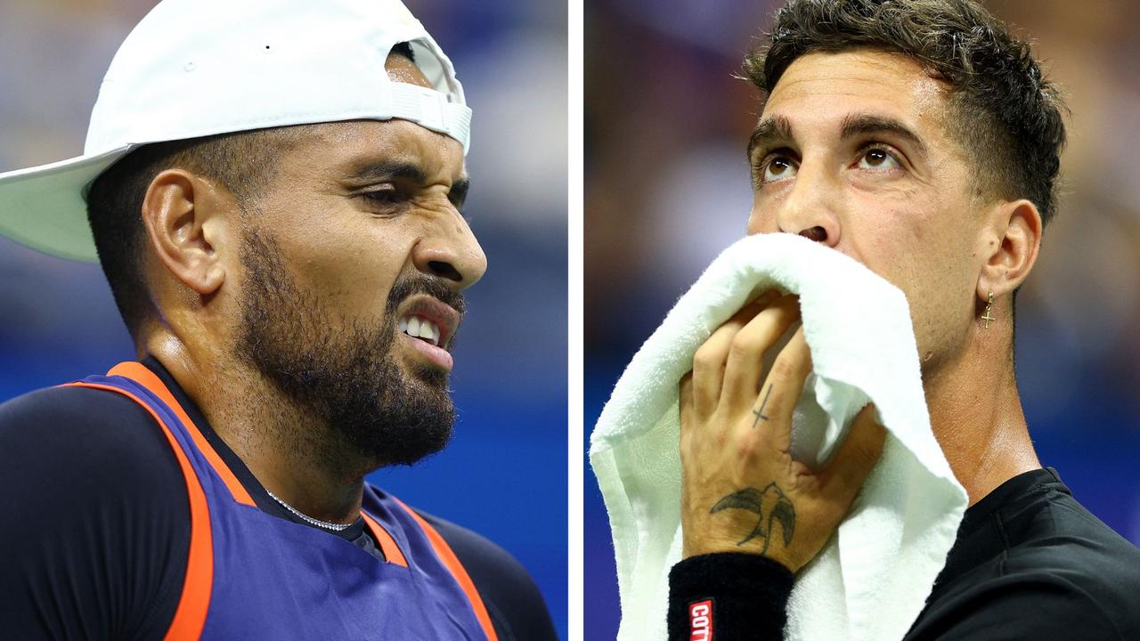 The Special Ks — Nick Kyrgios and Thanasi Kokkinakis — will go to war. Picture: Getty Images