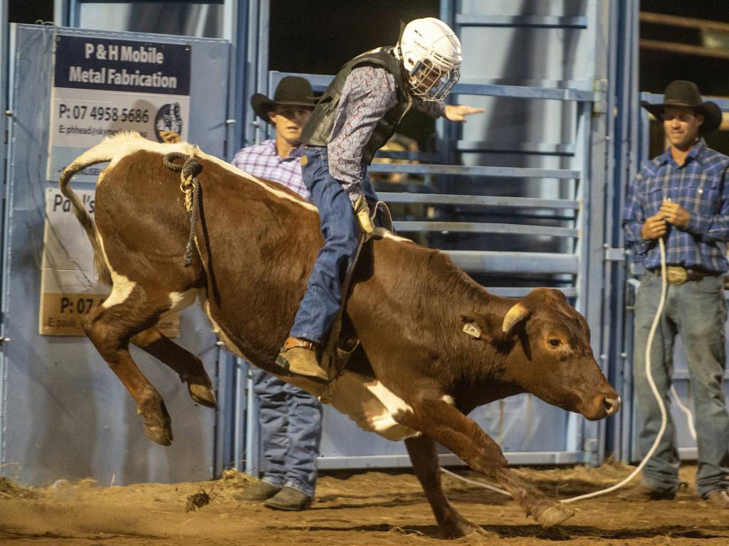Lachlan Briggs at Gargett Rodeo Saturday 3 June 2023 Picture: Michaela Harlow