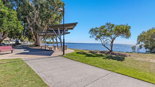 A two-bedroom beach house across from the water at 161 Esplanade South, Deception Bay, was on the market for about $500,000.