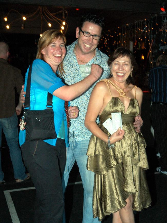 Daniela Valmorbida, Kieran Coolguy and Gosia Schild at the innaugural Scene Awards held at Sugar Nightclub.