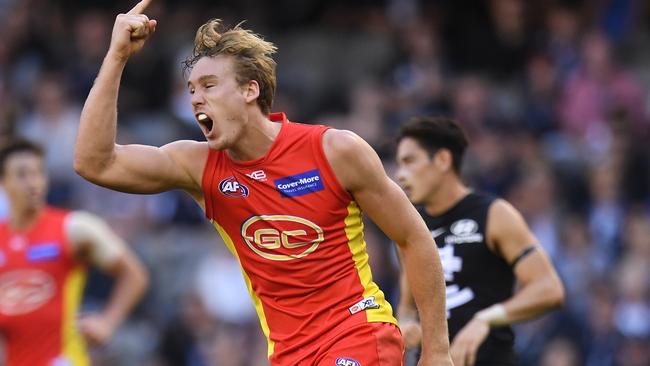 Victorian clubs are trying to lure Tom Lynch home. Pic: AAP