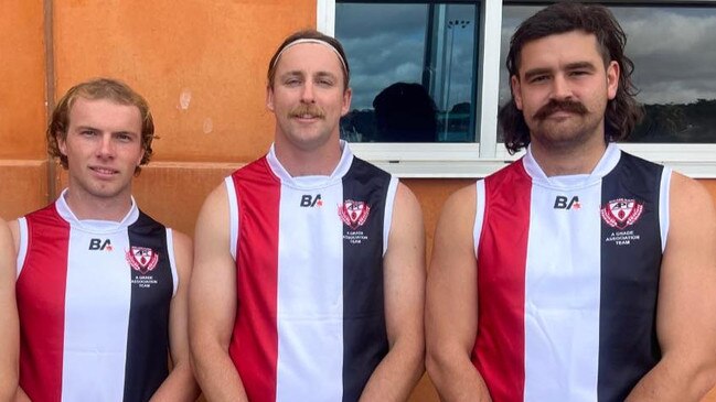 James Daly (right) has been a star for HWE. Picture: Hummocks-Watchman Eagles Football Club