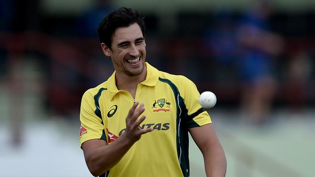 Australia's Mitchell Starc has become the fastest bowler to ever take 100 ODI wickets.