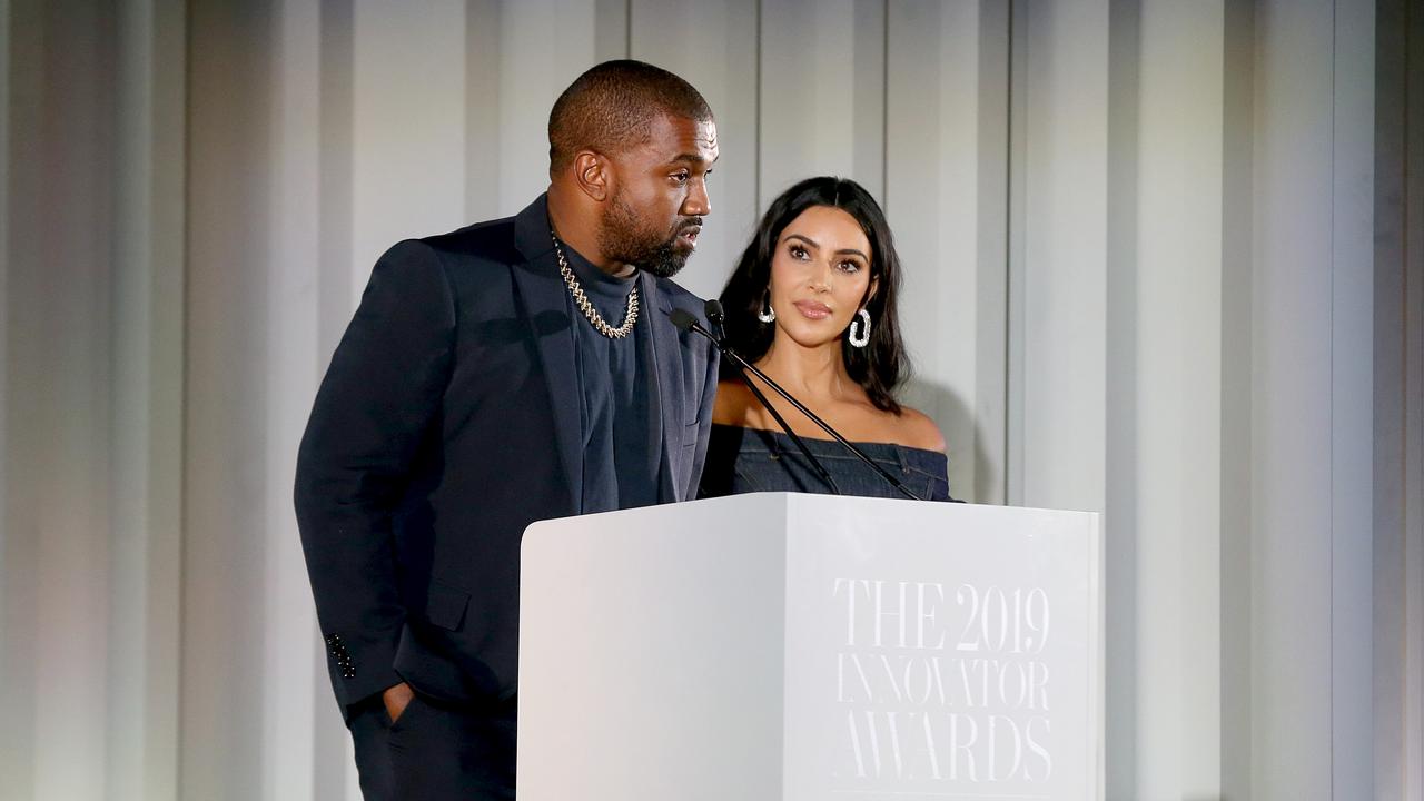 Kanye ran for President – while Kim watched on helplessly. Picture: Bennett Raglin/Getty Images for WSJ. Magazine Innovators Awards
