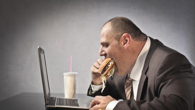 Eating at your desk might not be good for productivity. Picture: iStock
