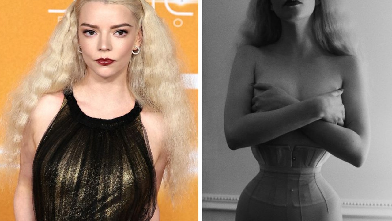 Anya Taylor-Joy slammed for promoting starvation with corset photo.