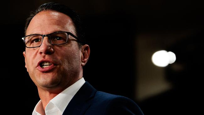 Pennsylvania Governor Josh Shapiro speaks during a campaign rally for Vice President Kamala Harris on July 29. Picture: Hannah Beier/Getty Images/AFP