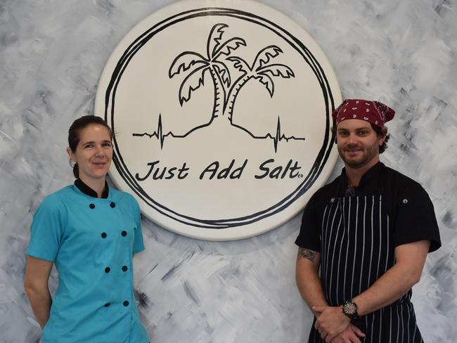 Just Add Salt, a new Fish and Chip shop in Norman Gardens, was opened by Chefs Jessica Andrews and Jesse Smith.