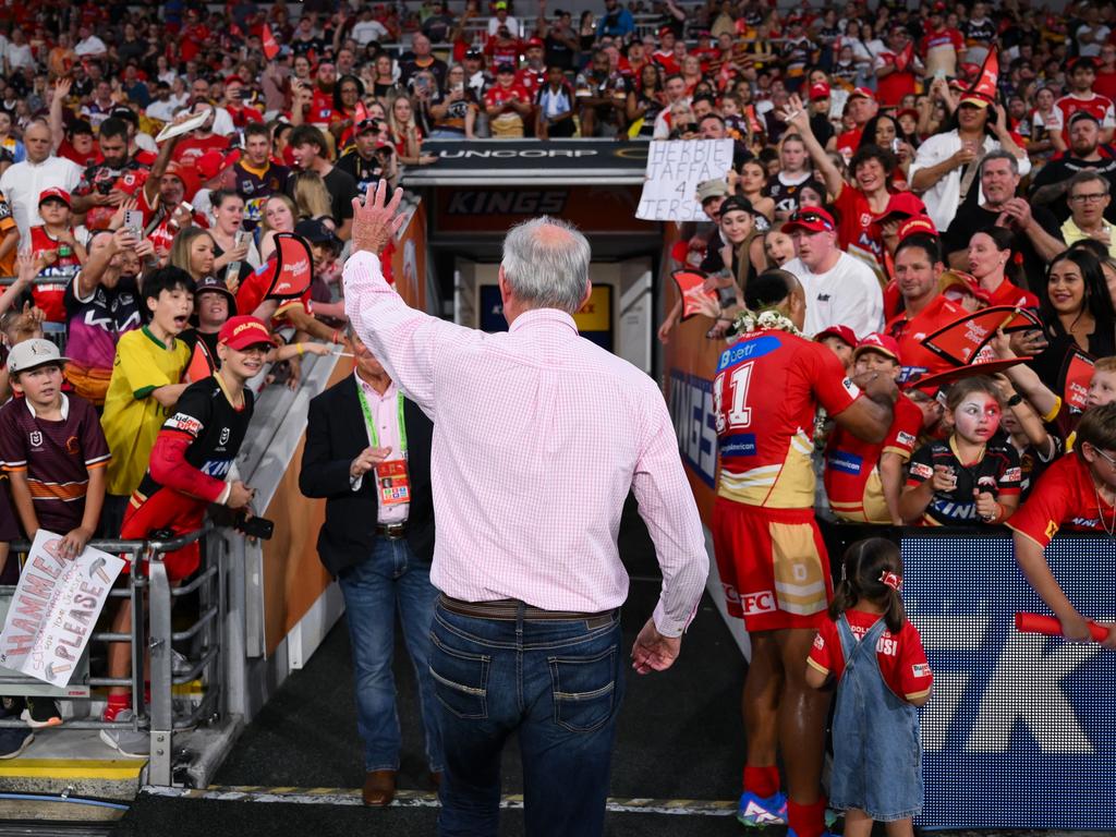 Wayne Bennett has officially farewelled the Dolphins. Picture: NRL Photos