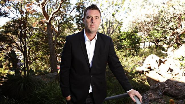 Mayor Michael Regan at council chambers in Dee Why. Picture: Adam Yip.