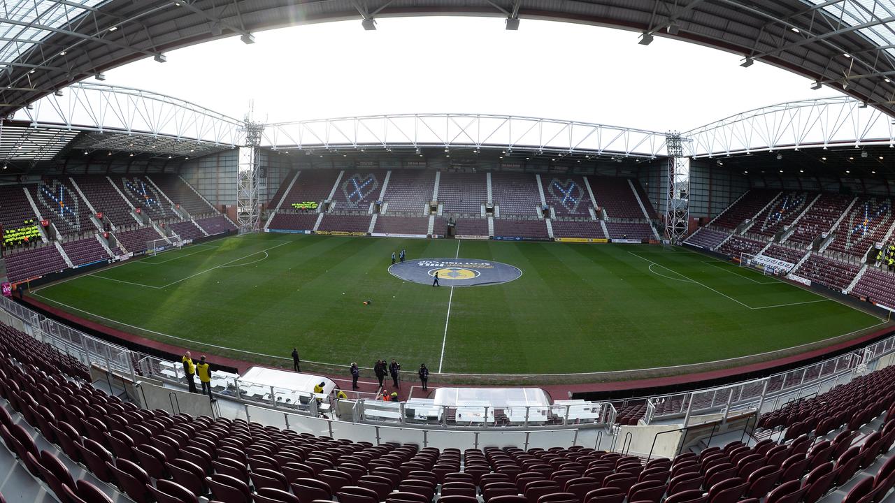 Hearts’ home ground Tynecastle Park,