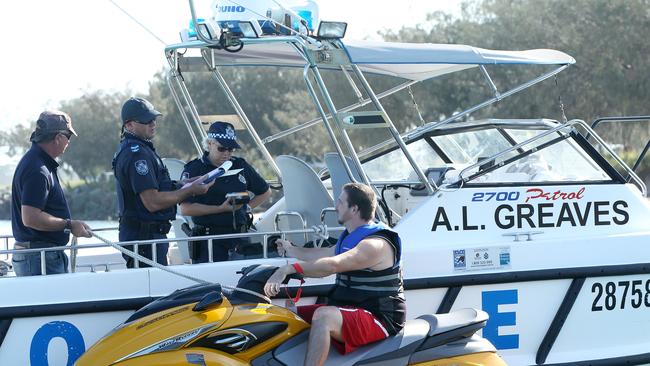 A water police vessel will be named in the late detectives honour. Picture: Glenn Hampson