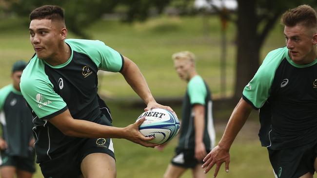 Reesjan Pasitoa at a schoolboy training camp last year.