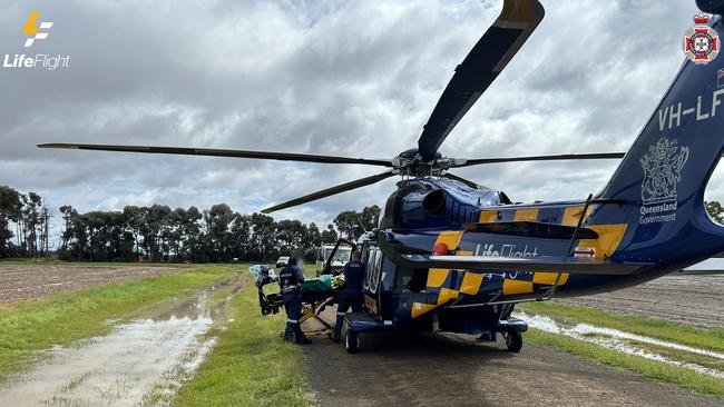 A man, aged in his 20s, suffered critical head and chest injuries in a motorbike crash a Brigalow, in the Western Downs, on January 11, 2025.