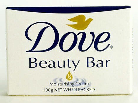 Undated. Packaged Dove beauty bar. soap toiletries packaging