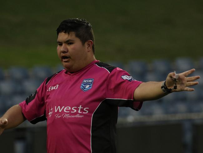 Referee Dru Klumper. Picture Warren Gannon Photography