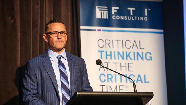 FTI Consulting lead administrator John Park spoke at a recent Queensland Nickel creditors meeting as the company faces financial struggles. Picture: Cameron Laird