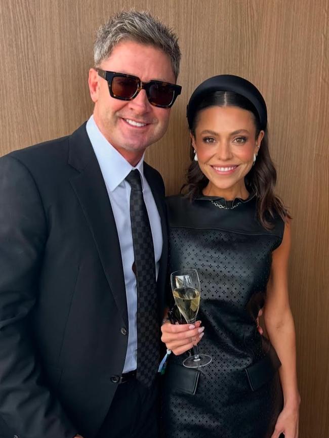 Michael Clarke and Arabella Sherborne. Picture: Instagram