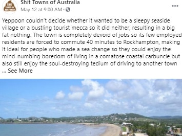 Shit Towns of Australia Yeppoon ranking May 2021