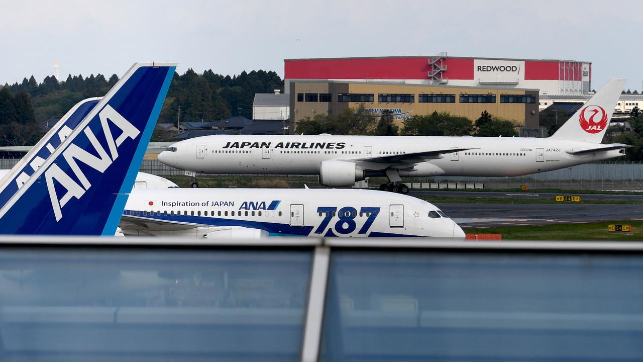 Japan’s All Nippon Airways had a currency conversion glitch that saw travellers nab heavily discounted airfares. Picture: AFP photo/Toshifumi Kitamura