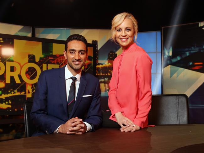 Audience members at a number of Channel 10 shows were urged to vote for their nominees. Picture: Richard Dobson