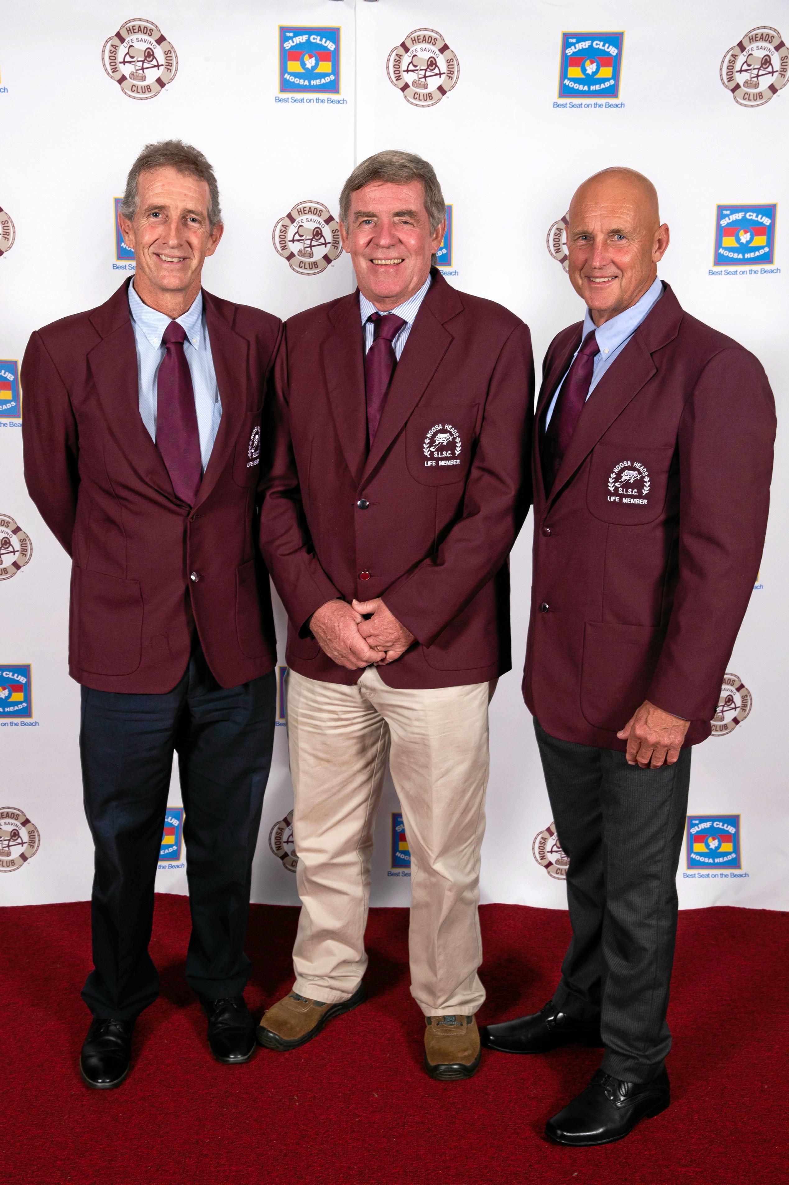 Greg Cowie, Peter French and Gerard O'Brien were named life members. Picture: Contributed