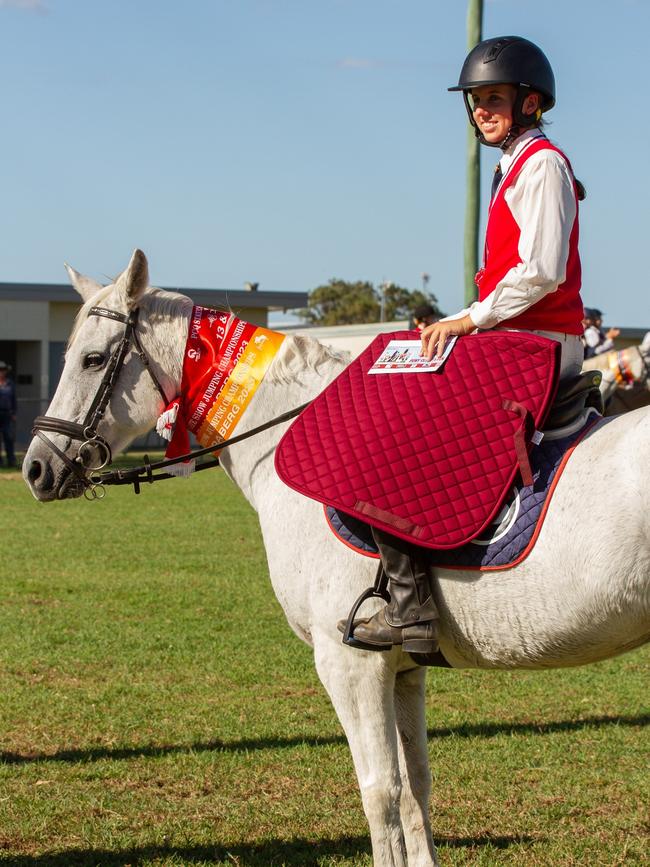 2nd place in the PQC State Showjumping Championships 13 and Under 26 80cm class.