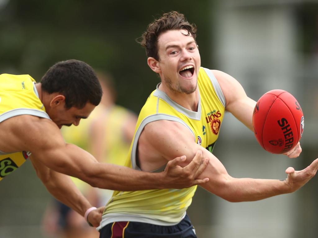 Lachie Neale had the ball on a string against the Hawks.