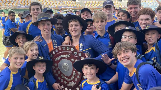 Marist College Ashgrove won the junior and secondary championships today.