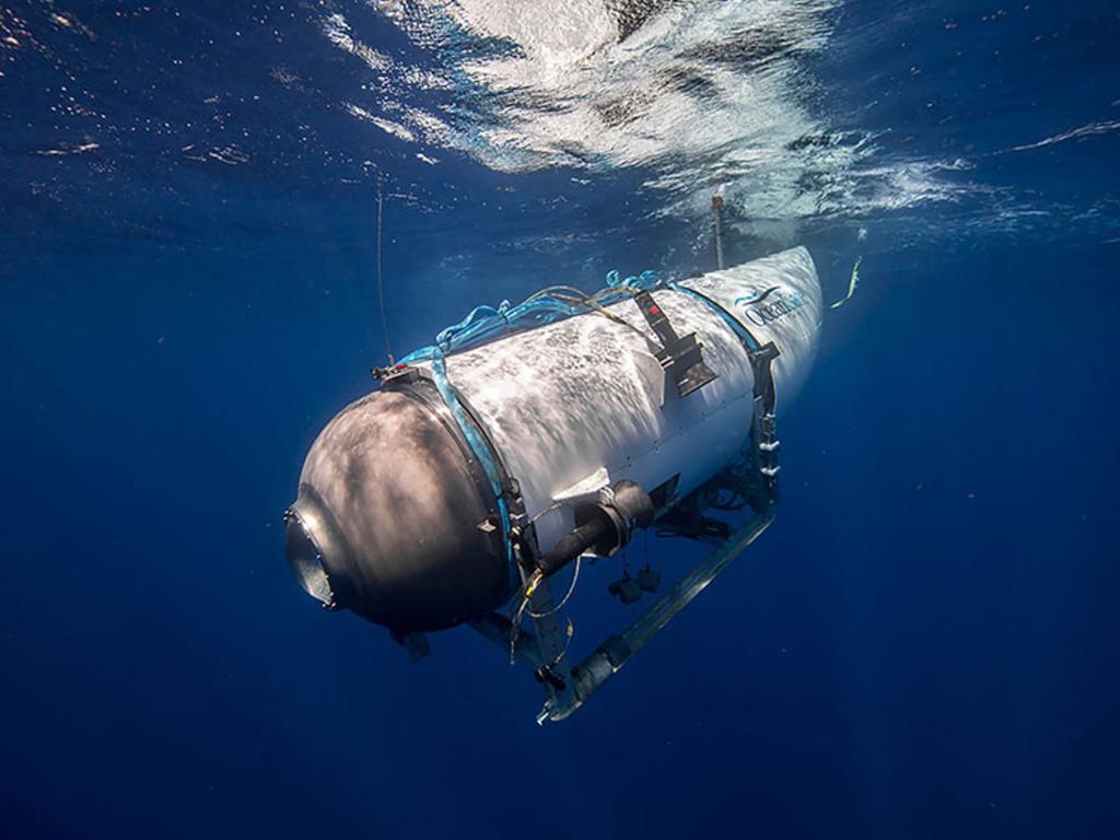 The five people on board all died after the sub ‘catastrophically’ imploded. Picture: Handout/OceanGate Expeditions / AFP