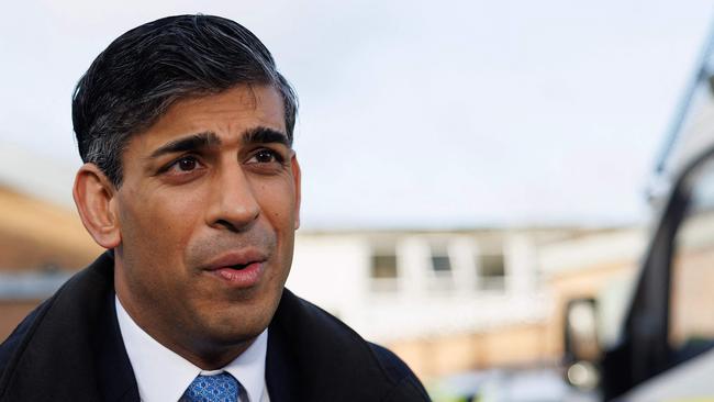 British Prime Minister Rishi Sunak insists he can still turn around the Conservative Party’s fortunes. Picture: AFP