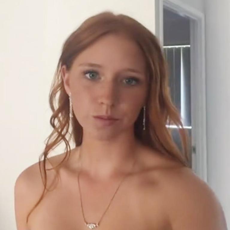 Bribie Island shark attack victim Charlize Zmuda. Source: TikTok