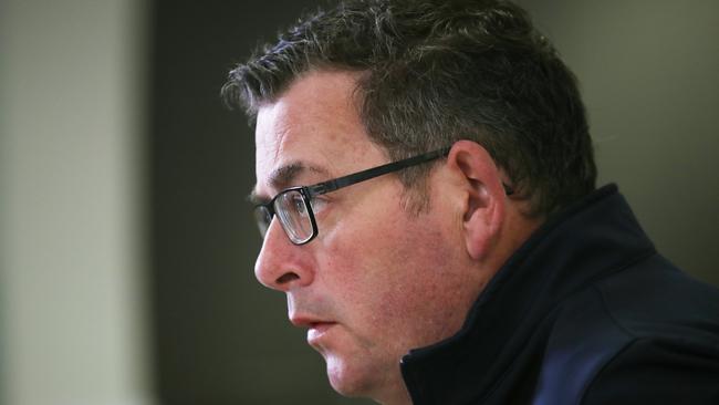 Premier Daniel Andrews warns of state budget pain. Picture: David Crosling