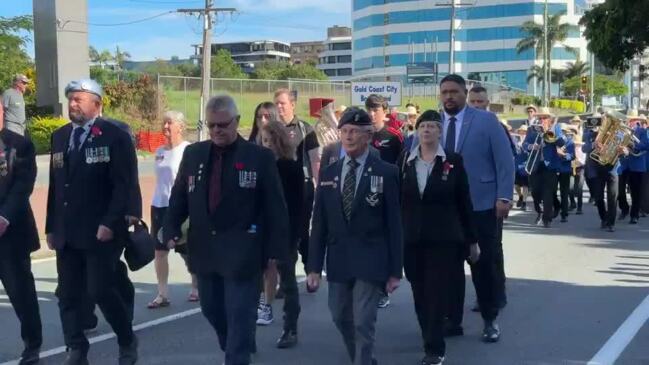 Southport Anzac Day march