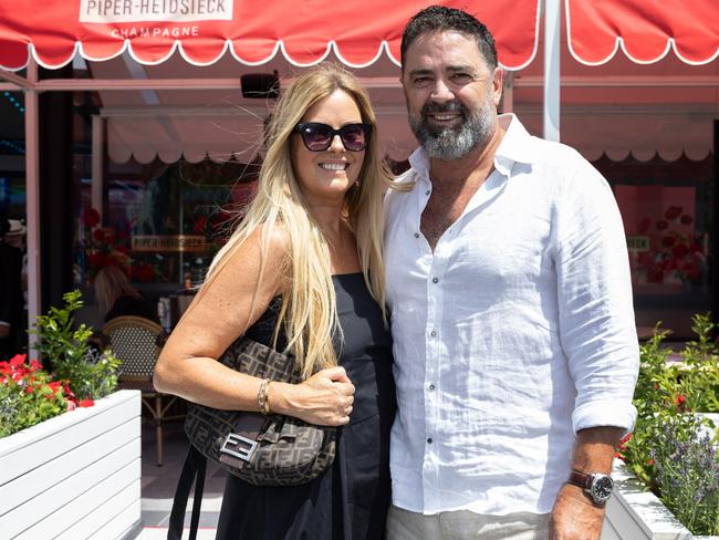 Nicky Brownless and Garry Lyon at the 2023 Australian Open. Picture: Tennis Australia/ Fiona Hamilton