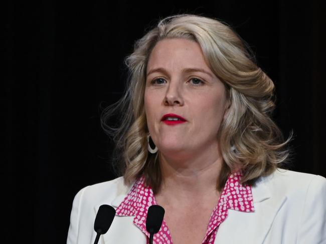 CANBERRA, AUSTRALIA - NewsWire Photos September 02, 2022: The Hon Clare O'Neil MP, Minister for Home Affairs at the Jobs and Skills Summit at Parliament House in Canberra. Picture: NCA NewsWire / Martin Ollman