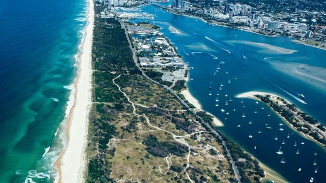 The Spit master plan process - a new aerial shot of Federation Walk.