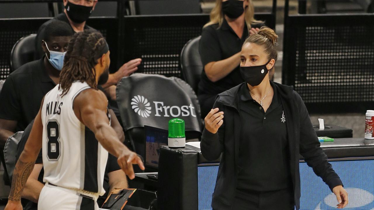 Becky Hammon assistant coach of the San Antonio Spurs