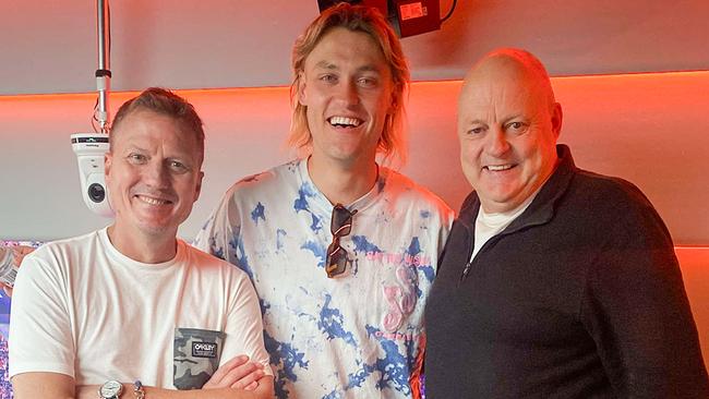 JB and Billy with Darcy Moore.