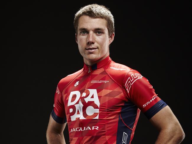 Brenton Jones in his new kit with Drapac Professional Cycling. Picture: Supplied.