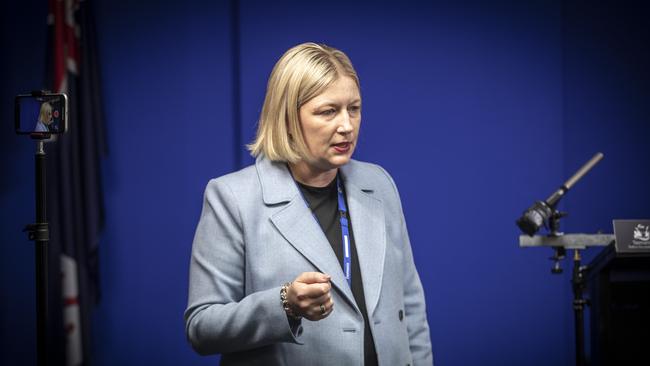 Secretary for the Department of Health Kathryn Morgan-Wicks. Picture: LUKE BOWDEN