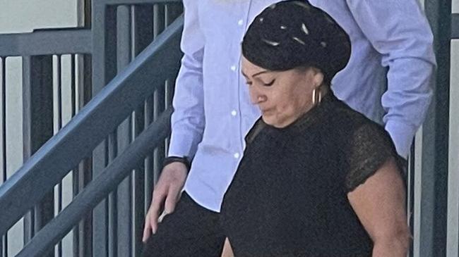 Josette Molly Briffa leaving the Redcliffe Magistrates Court on April 12. Picture: Aaron Goodwin