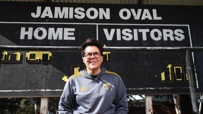 New Hawthorn coach Bec Goddard has been vocal about the club’s push for new talent.