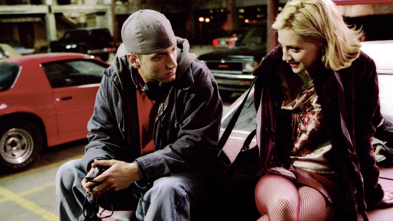 Eminem and Brittany Murphy in 8 Mile. Picture: Supplied.