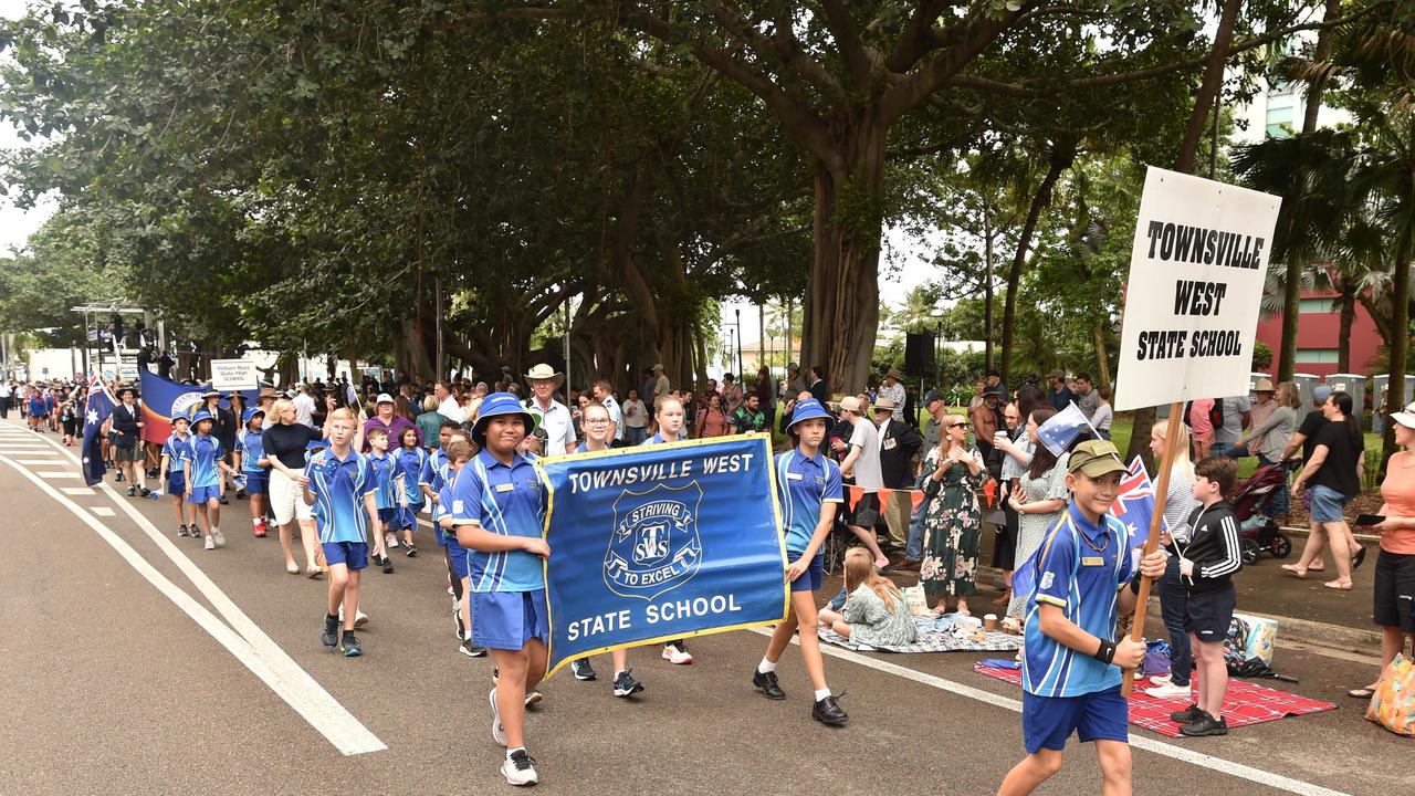 Townsville schools Anzac Day parade 2021 Herald Sun