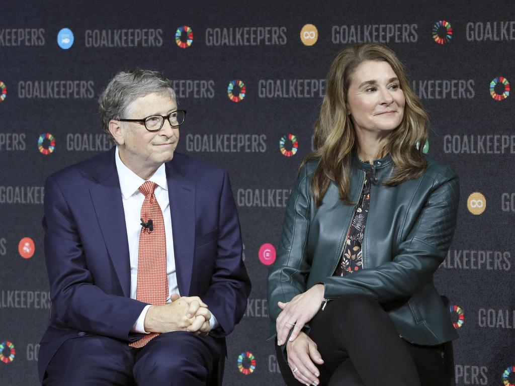 Bill Gates and his wife Melinda Gates reportedly had a ‘loveless’ marriage. Picture: Ludovic Marin/ AFP